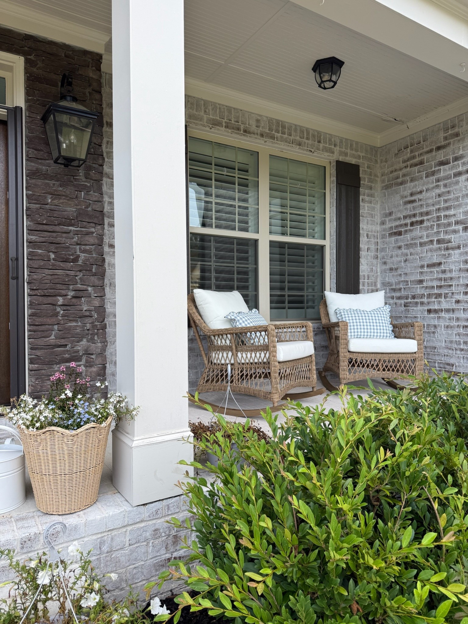 Excited to rock our sweet baby in these chairs in the fall! Home decor // front porch decor // front porch chairs // rocking chairs 

#LTKHome #LTKSeasonal