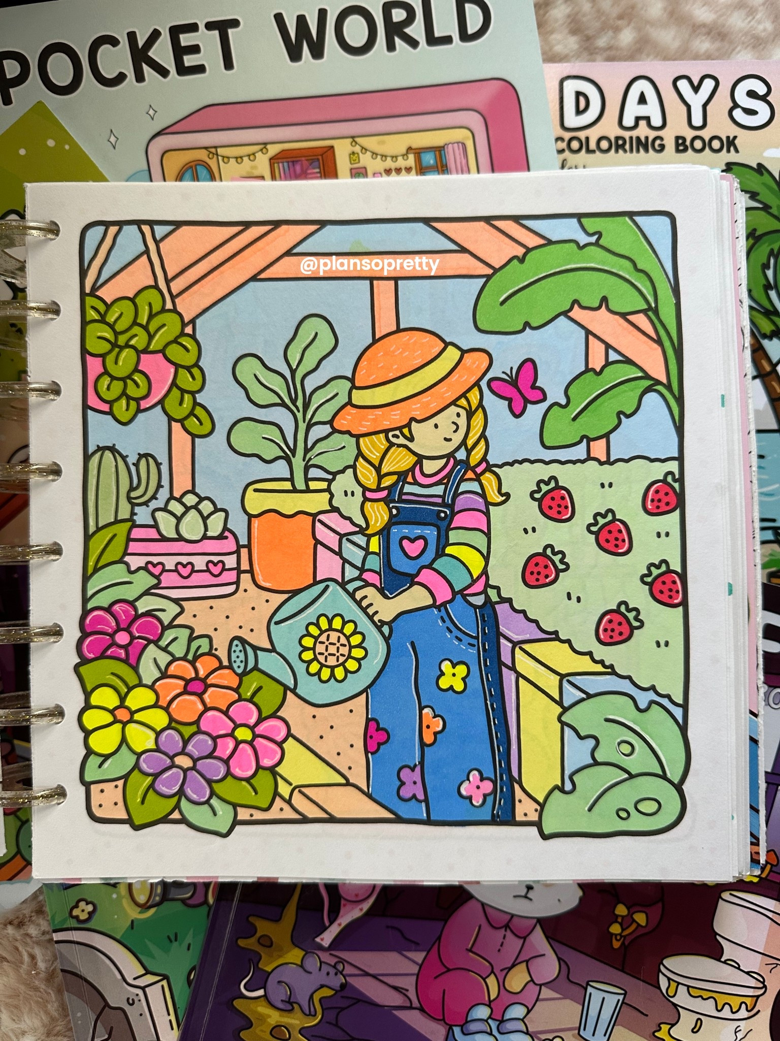 April Theme: food, farm and garden! I’d do anything to have a greenhouse! So I could garden all year long 😍 scene from Girl Moments Vol 1 book linked in bio. #girlmoments #greenhouse #cocowyo #cocowyocoloring #cutecoloring #aesthetic #cozycoloring #ohuhumarkers #coloringbookartist 

#LTKFindsUnder50 #LTKKids #LTKSeasonal