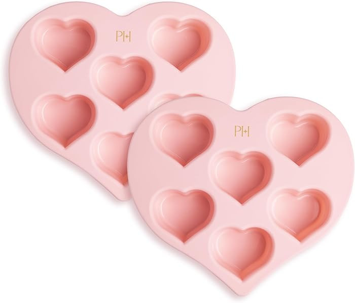 Paris Hilton Heart Silicone Cake Pan, Nonstick Heart Shaped Mold, Oven Safe Bakeware for Cakes, B... | Amazon (US)