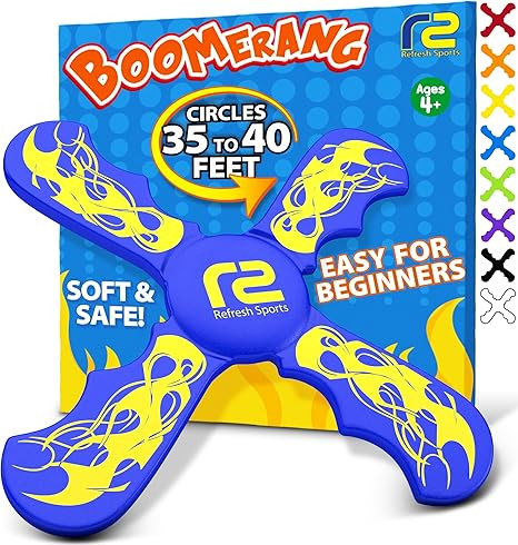 Fun Boomerang for Kids - Easter Basket Stuffers - Soft & Easy to Use - Best Gifts for 6 7 8 9 10 ... | Amazon (US)