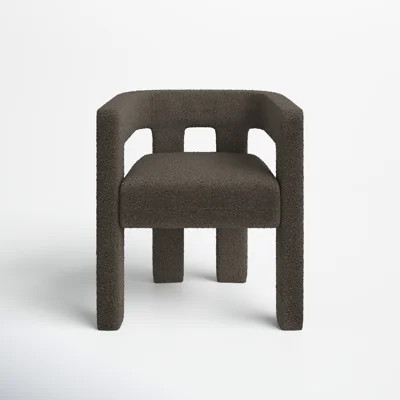 Cedernier Boucle Dining Armchair | Wayfair North America