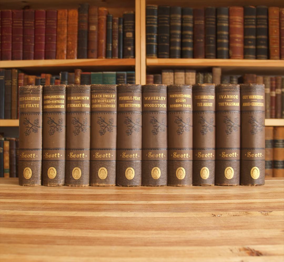 The Waverly Novels of Sir Walter Scott Ten Antique Matched - Etsy | Etsy (US)