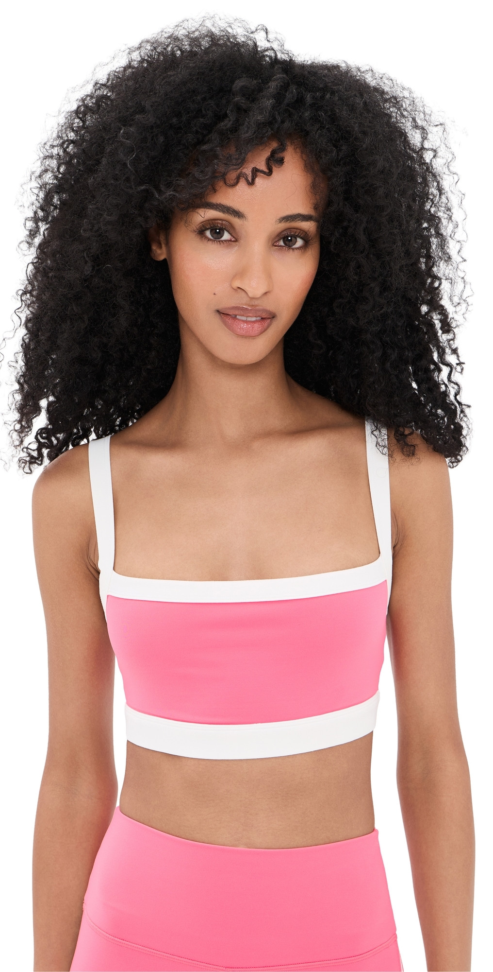 Splits59 Monah Rigor Bra Strawberry/White L | Shopbop