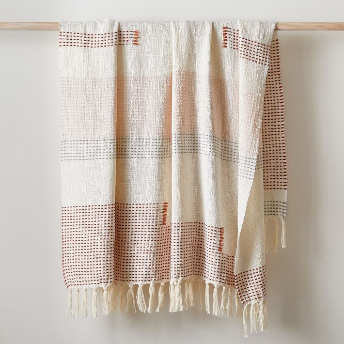 Woven Colorblock Throw | West Elm (US)