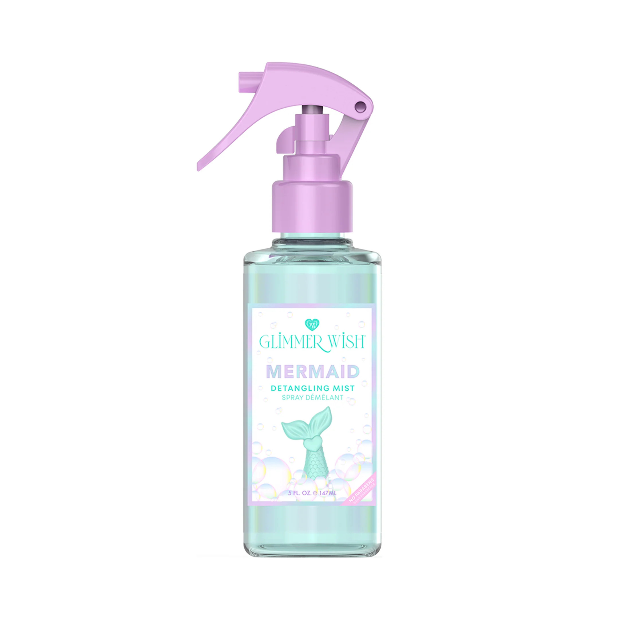 Mermaid Detangling Mist 5oz Paraben Free Glimmer Wish | Glimmer Wish