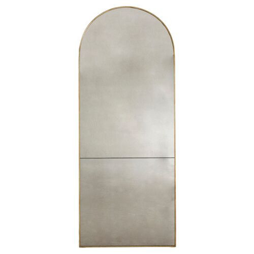 Teno??Arched Floor Mirror - Champagne - Gabby | Full-length Mirror, Standing Mirror | One Kings Lane