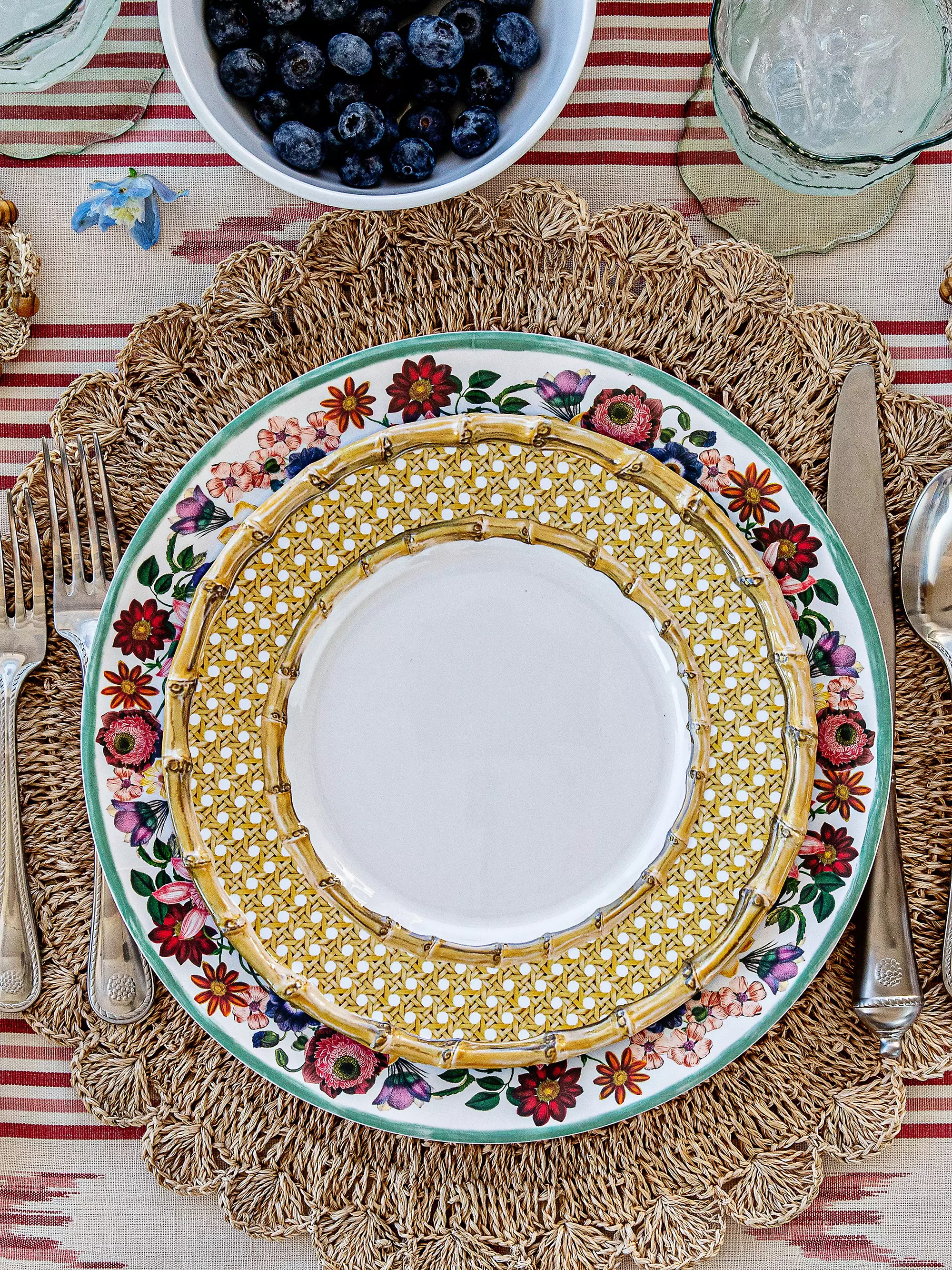 Bamboo Caning Dessert/Salad Plate | Saks Fifth Avenue