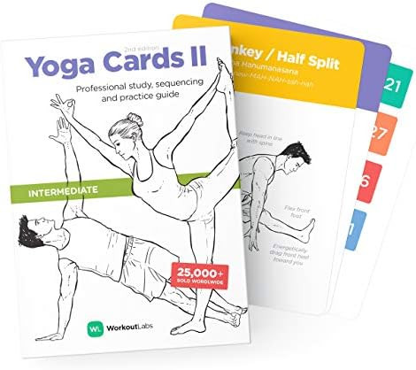 WorkoutLabs Yoga Cards II – Intermediate: Professional Visual Study, Class Sequencing & Practic... | Amazon (US)