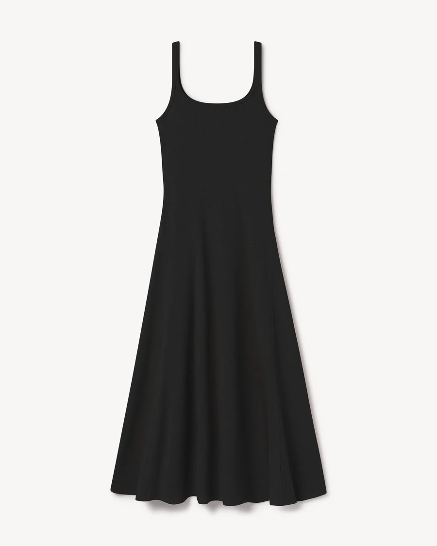 Black Surplus Rib Scoop Neck Tank Dress - Buck Mason- Modern American Classics | Buck Mason