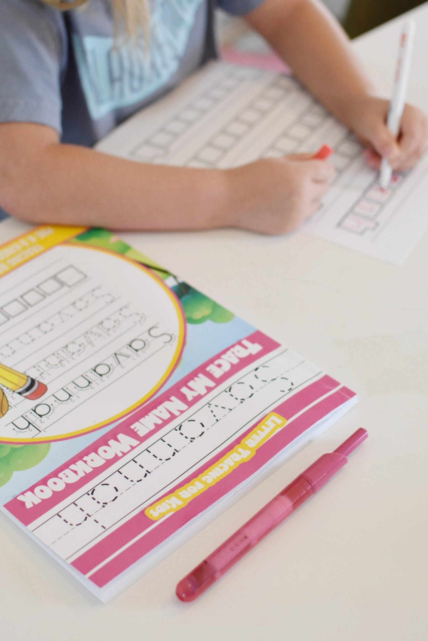 My daughter is starting 4K in just a few weeks. Our goal for the end of summer is for her to be able to write her name. This letter tracing workbook from Amazon is amazing!! I’ve found several family names available, so be sure to search for your child!

#LTKKids #LTKSeasonal #LTKFamily