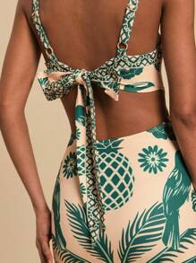 Travachic Tropical Print Cami Dress, Minimalist Fashion Casual Everyday Wear,Summer Outfits For W... | SHEIN