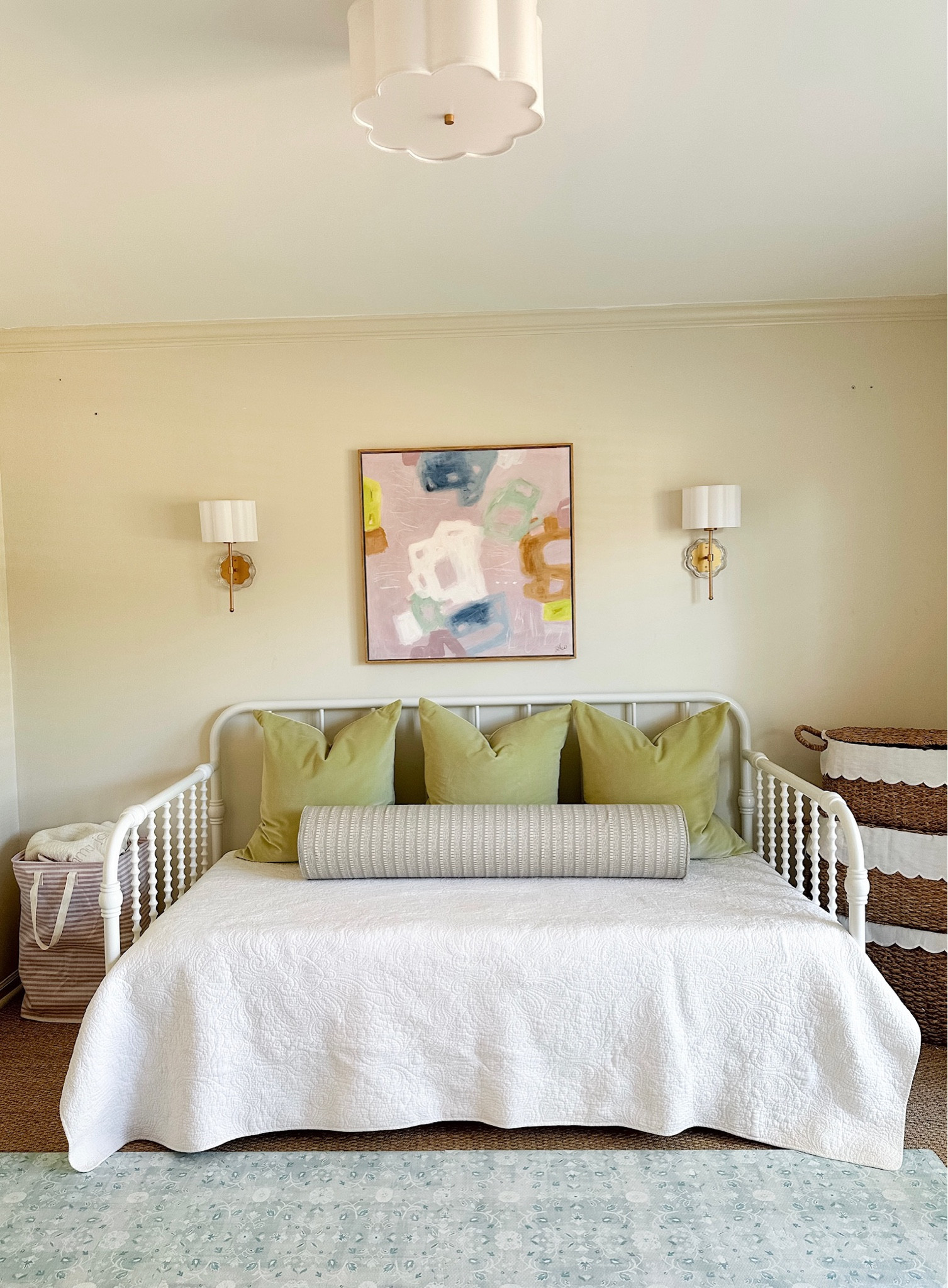 Transformed by the subtle elegance of scalloped lighting fixture- a testament to how small details can elevate any room. Thrilled with how this budget-friendly upgrade ties everything together! Love how great this room came together!

#LTKFindsUnder50 #LTKFindsUnder100 #LTKHome