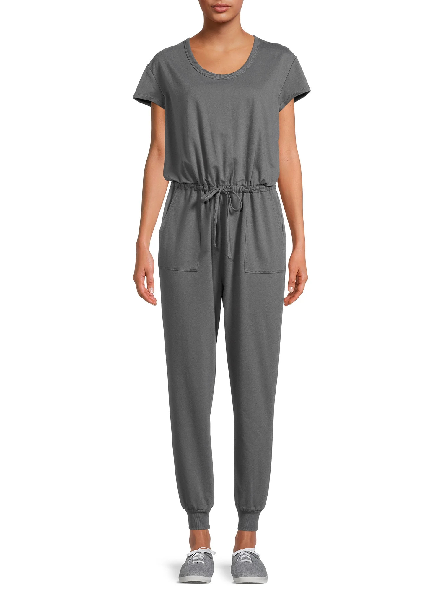 Time and Tru Women's Knit Jumpsuit | Walmart (US)
