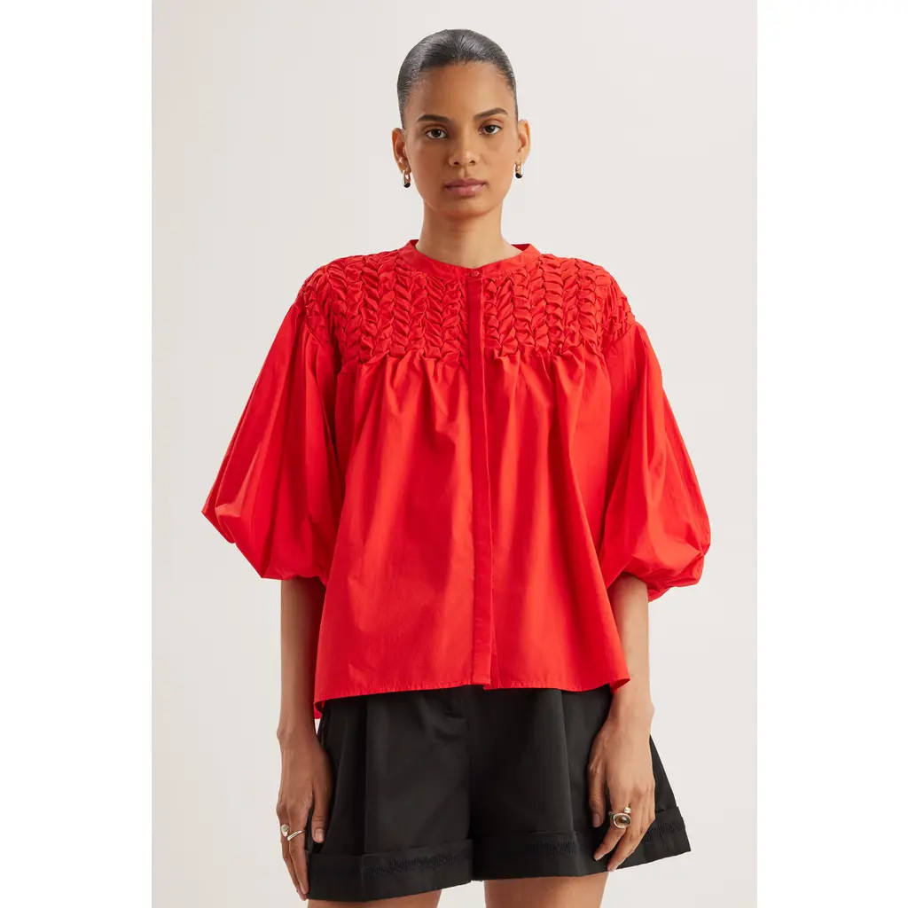 Merlette Meadow Top in Cherry at Nordstrom, Size Xx-Small | Nordstrom