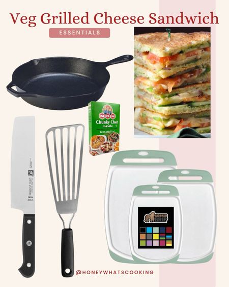 Make veg, grilled cheese sandwich with these essentials as seen in my video! #cooking #kitchen

#LTKhome