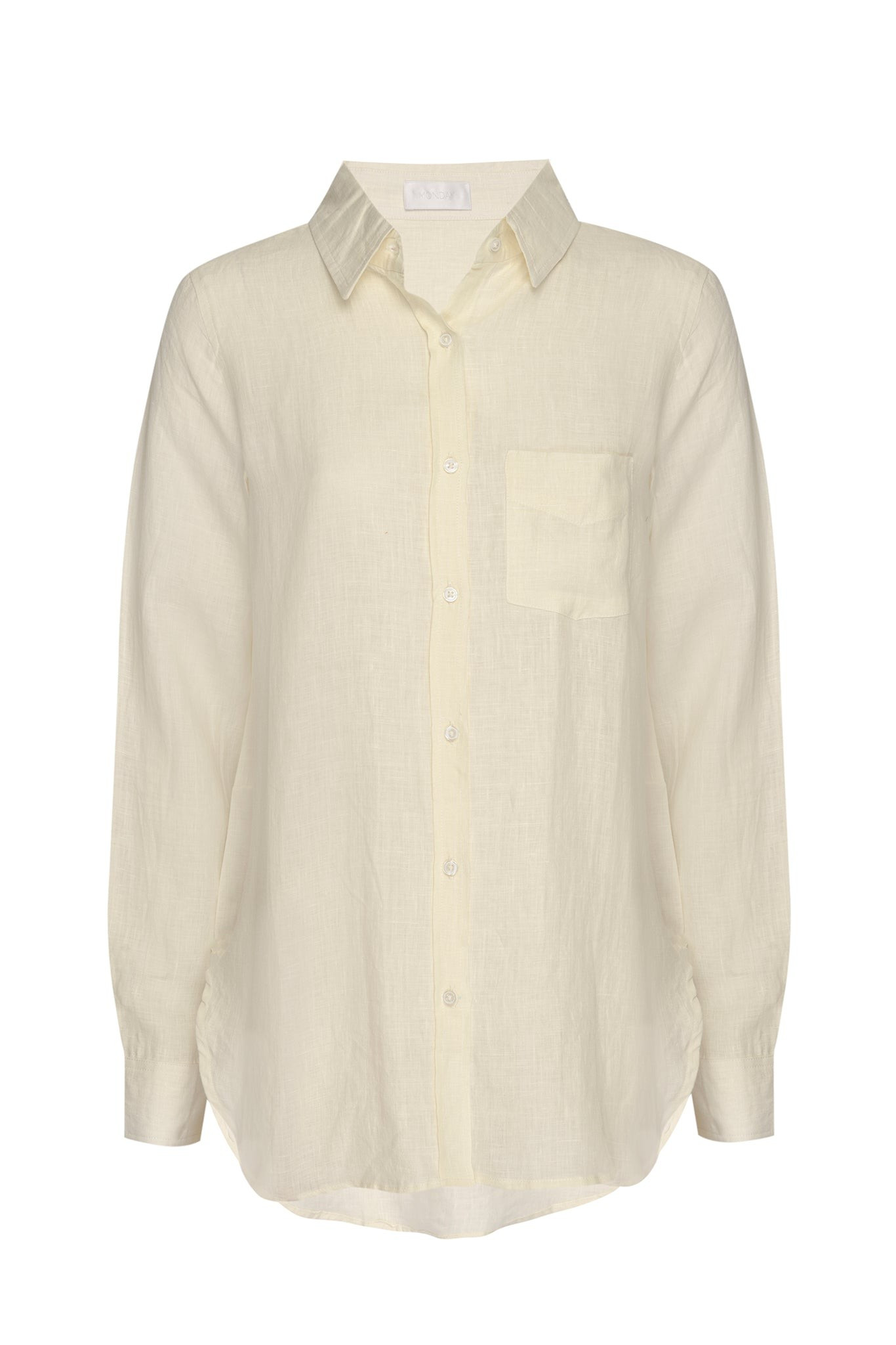 Monaco Linen Shirt - Ivory | Monday Swimwear