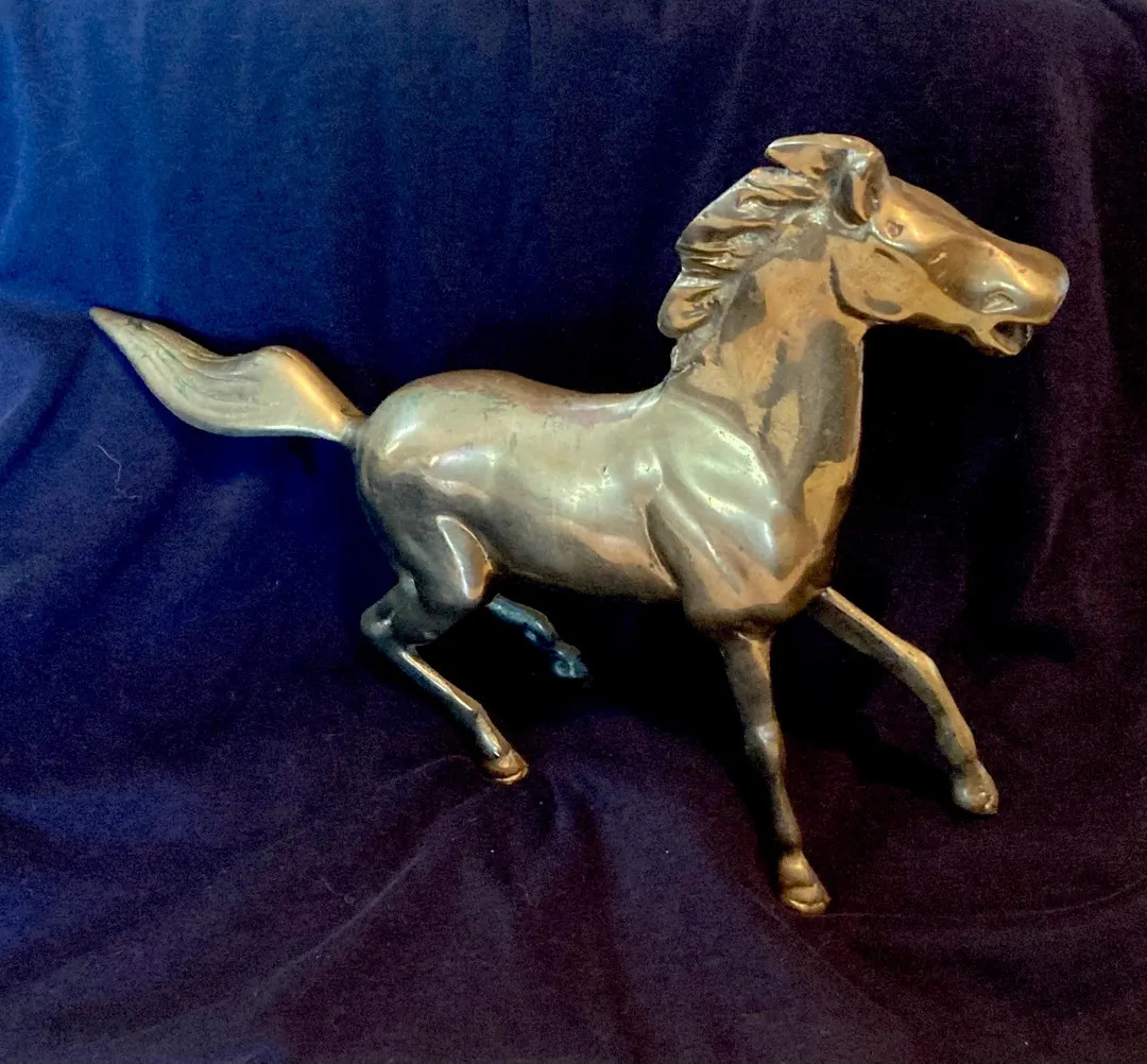 Brass Horse Figurine Equestrian Decor Vintage - Etsy | Etsy (Global)