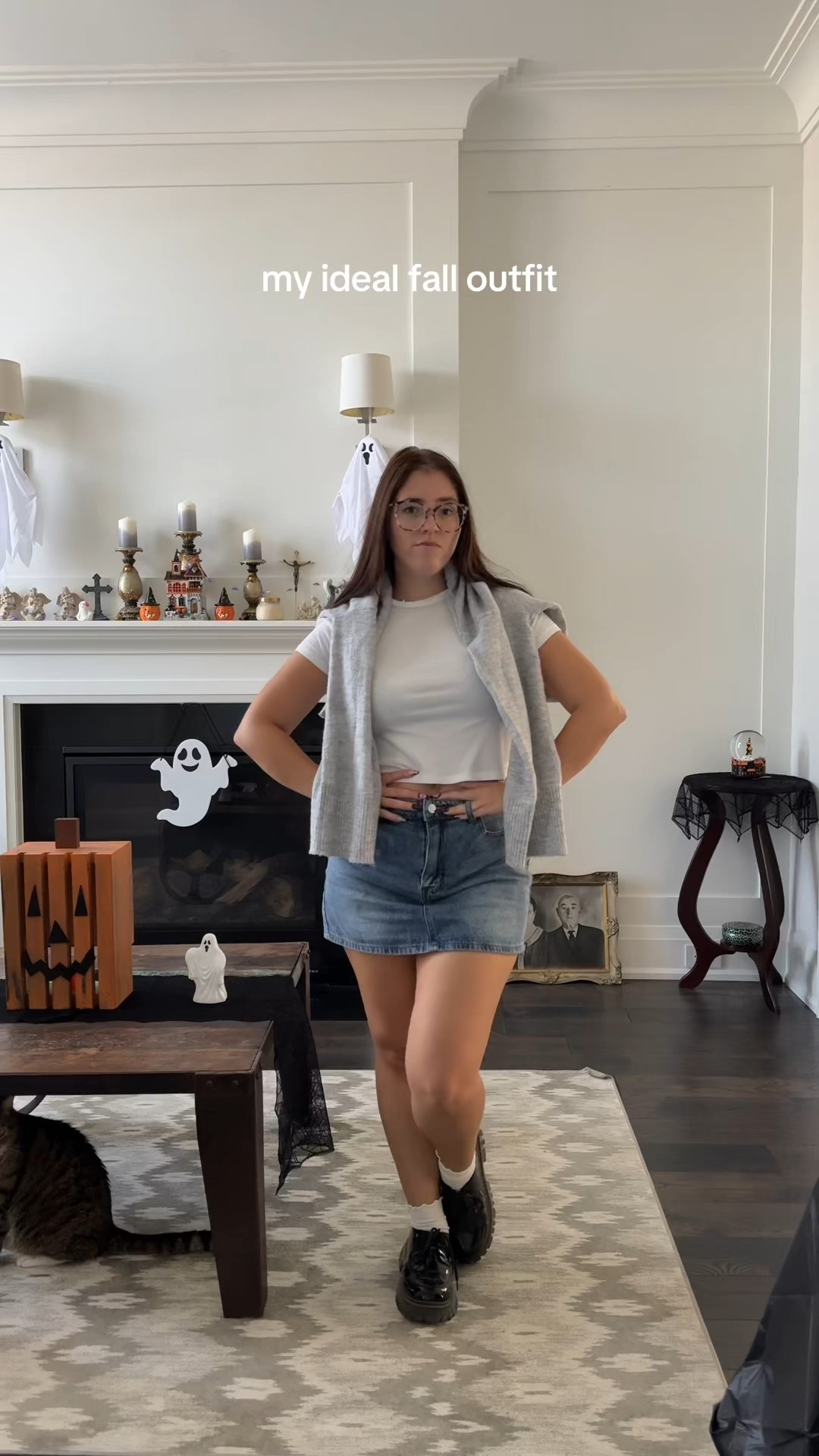 There is nothing more I love than a mini skirt & knit sweater combo 

#LTKcurves #LTKcanada