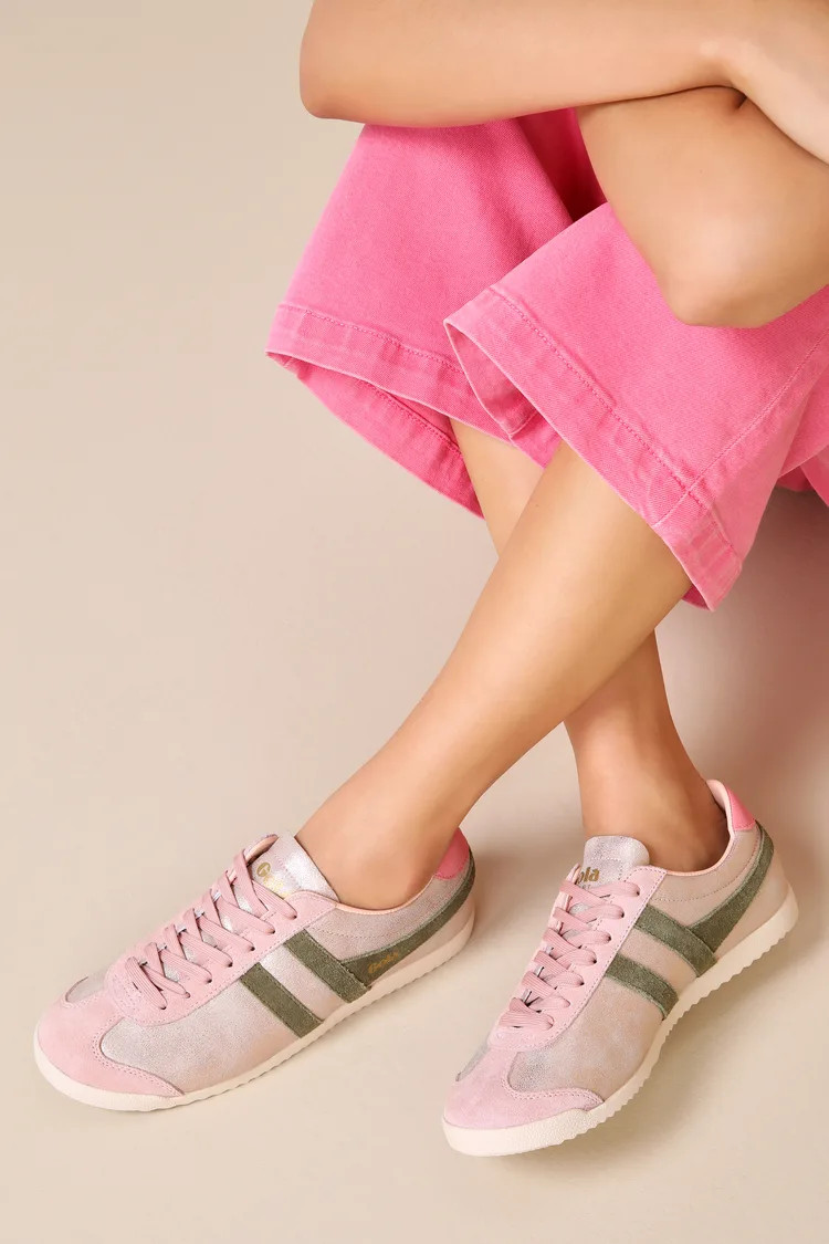 Bullet Blaze Rose Gold Color Block Leather Sneakers | Lulus