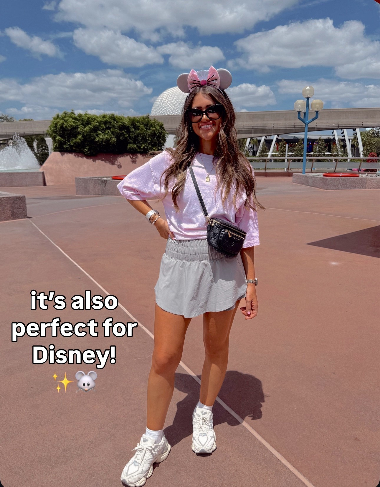 Disney outfit idea for epcot
XS tee. Small skort 