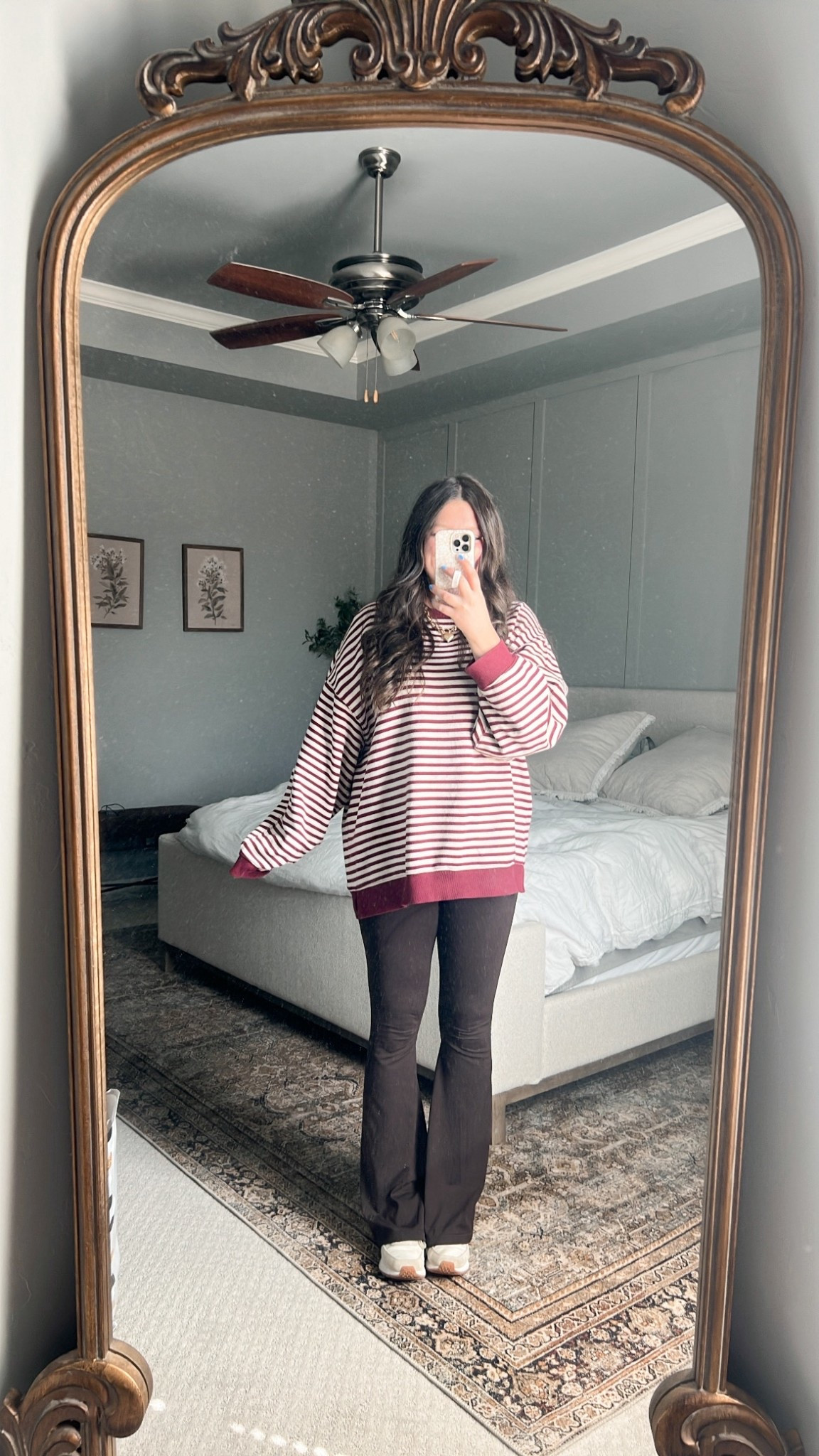WFH outfit inspo. I linked some other colors in this sweatshirt that are perfect for spring. I need the purple asap!! 

WFH / work from home / working mom outfit / SAHM / every outfit / spring outfit / casual outfit / comfy outfit / mom outfit / mom style / comfy mom outfit / oversized sweatshirt / stripes / striped sweatshirt / aerie / American Eagle / flare leggings / spring style 

#LTKootd #LTKmomlife