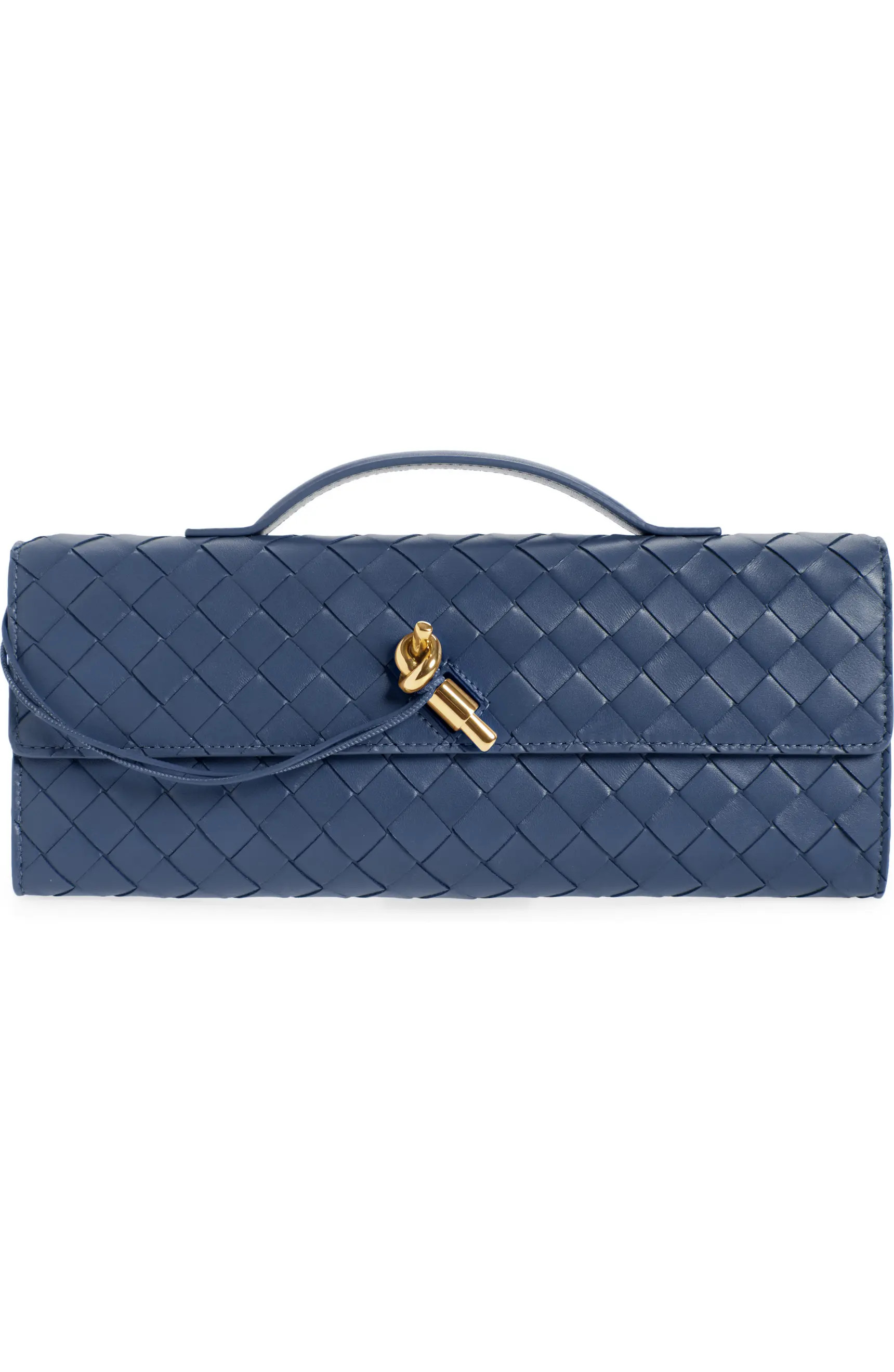 Long Andiamo Intrecciato Clutch Bag | Nordstrom