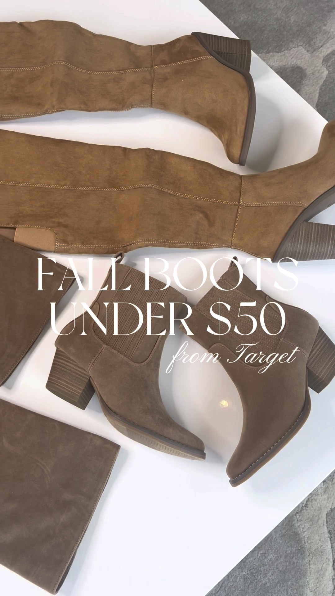 Great fall boot options from Target and all under $50!

#LTKshoecrush #LTKSeasonal #LTKunder50