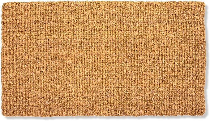 Juvale Plain Coco Coir Door Mat - 17" x 30" Bare Natural Doormat for Entrance, Suitable for Insid... | Amazon (US)