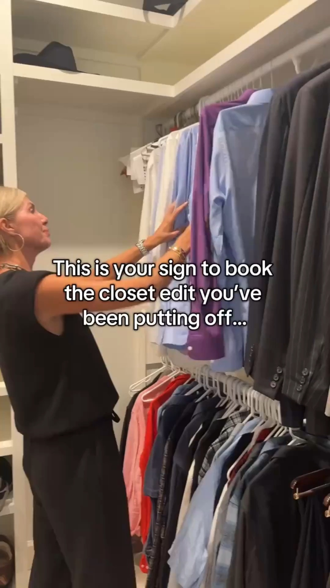 You’ve been thinking about it… so here’s your sign to finally book the closet edit you’ve been putting off. 👗✨ Here’s why now is the perfect time: 1️⃣ You’ll finally clear the clutter and know exactly what you own. 2️⃣ You’ll uncover new outfit combinations hiding in your closet. 3️⃣ You’ll make space for pieces that actually fit your body and lifestyle. 4️⃣ You’ll save time every morning because getting dressed will feel effortless. 5️⃣ You’ll walk into your closet feeling inspired instead of overwhelmed. If your wardrobe doesn’t make you excited to get dressed, it’s time for a reset. 📲 Tap the link in bio to book your Closet Audit with one of our stylists today. #effortlessstyle #closetcleanout #wardroberefresh #personalstylist