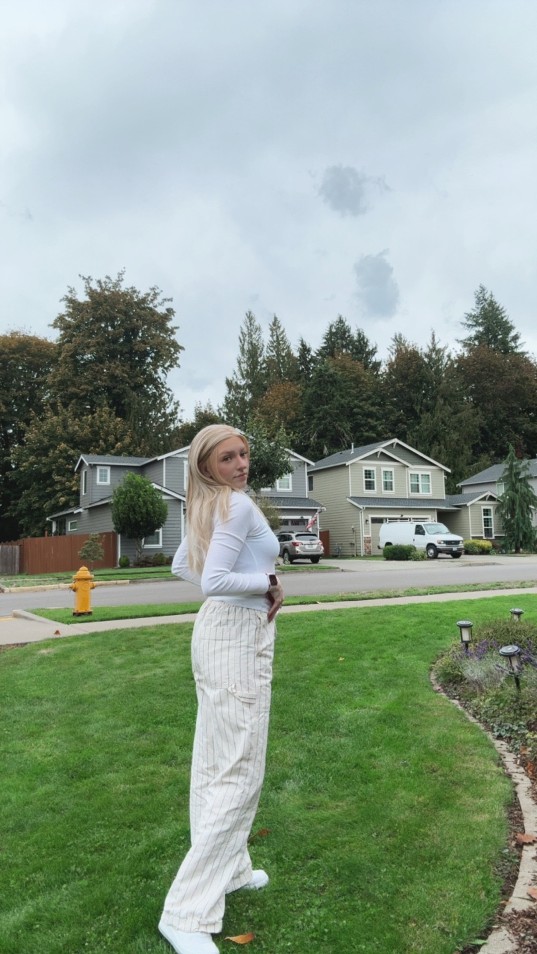 Fall ootd, pinstripes, a stray leaf, the season for it all! Catch me in these pants A LOT #aerie #pinstripes #workwearpants

#LTKSeasonal #LTKOver40 #LTKStyleTip