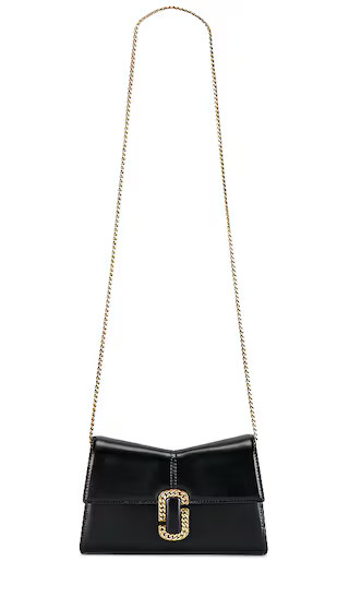 The Chain Wallet in Black | Revolve Clothing (Global)