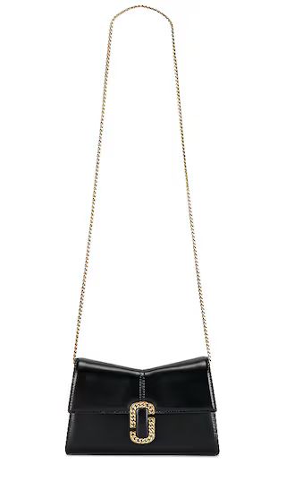 The Chain Wallet in Black | Revolve Clothing (Global)