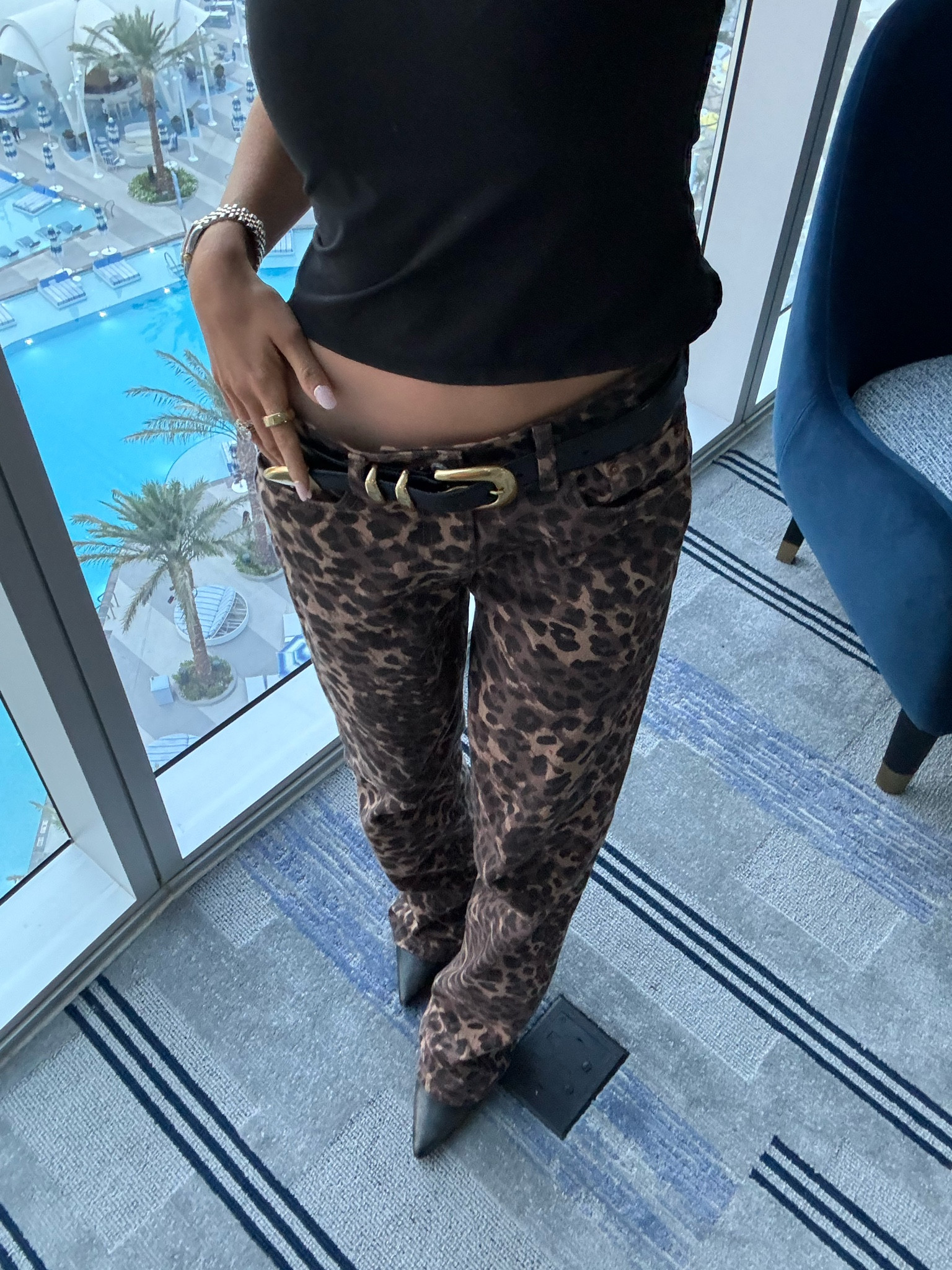 Vegas practice day outfit deets🐆