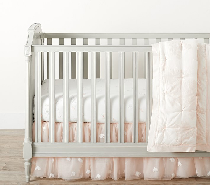 Monique Lhuillier Sateen Ethereal Butterfly Baby Bedding | Pottery Barn Kids