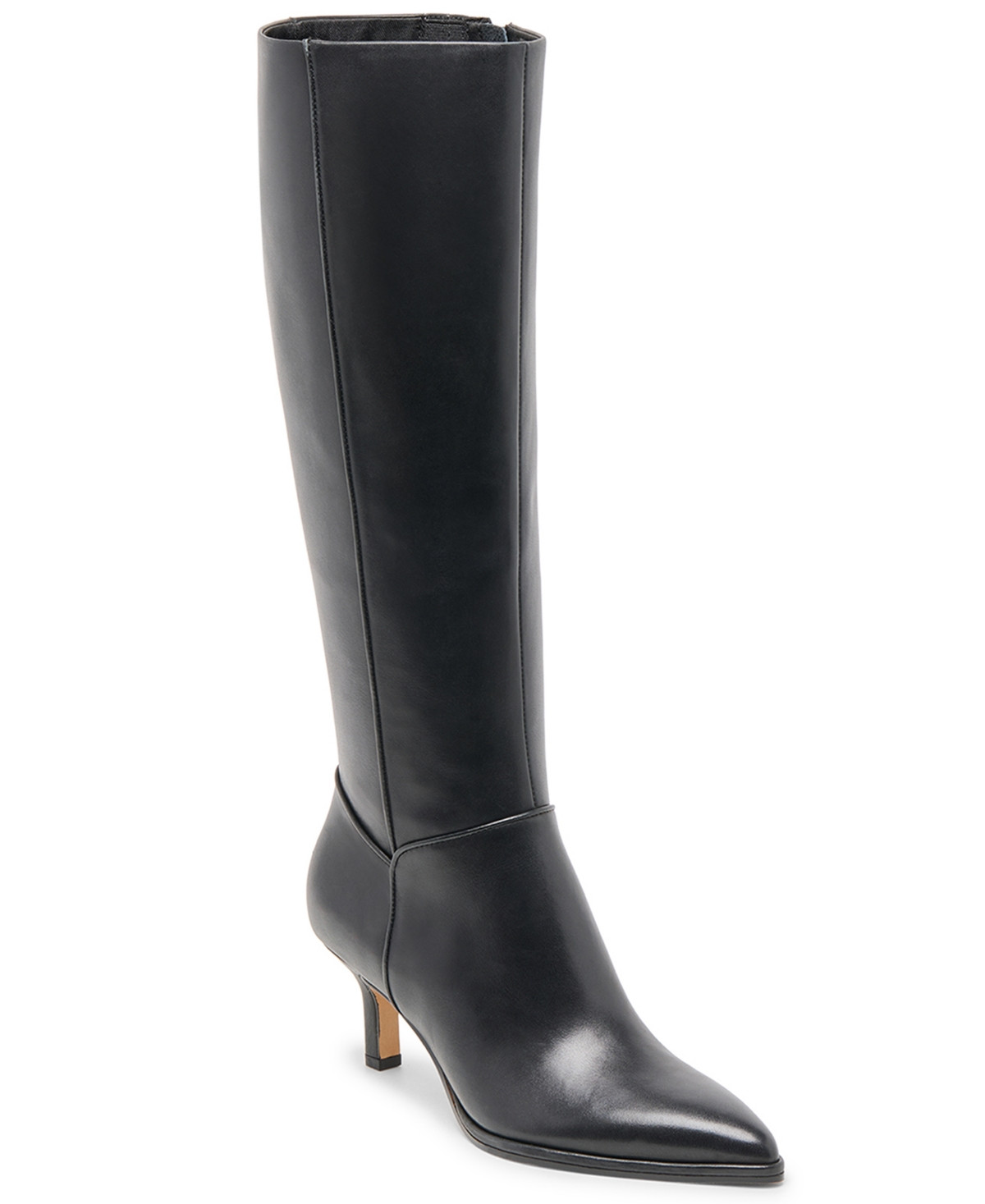 Dolce Vita Women's Aldy Knee-High Stiletto Dress Boots - Black Leather | Macy's
