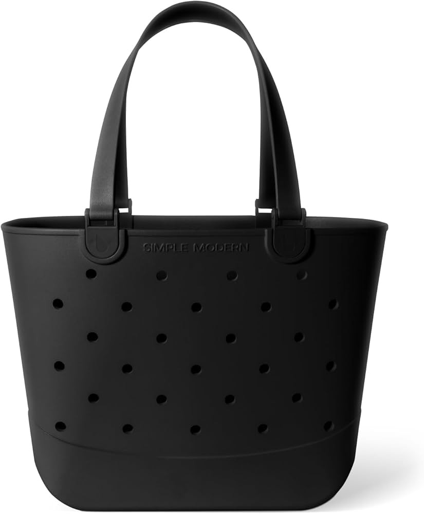 Simple Modern Extra-Large Beach Bag | Waterproof Getaway Rubber Tote with Zipper Pocket for Trave... | Amazon (US)