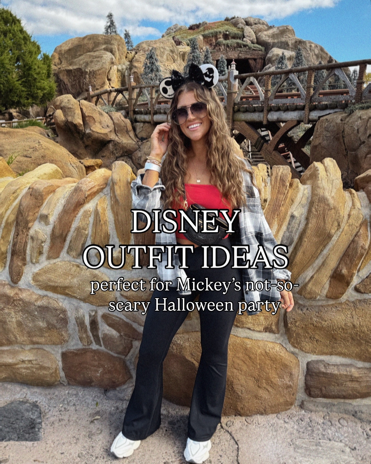 All true to size :) perfect outfits for Mickey’s not-so-scary Halloween party at Disney 👻🎃💀🕷️🕸️♥️ and PS: even if you aren’t planning a Disney trip during the fall to wear these themed outfits with ears, I also wear all this activewear on repeat for mom life too! Lots of my absolute faves here  