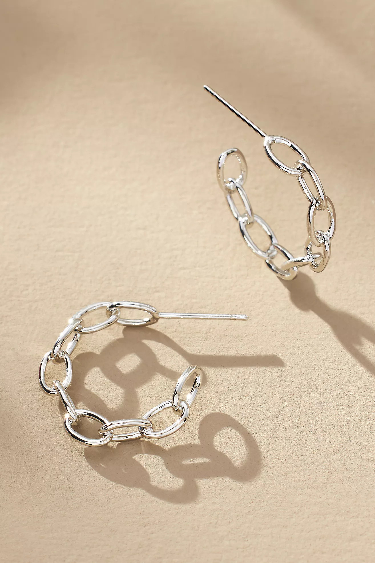 Small Chain Link Earrings | Anthropologie (US)
