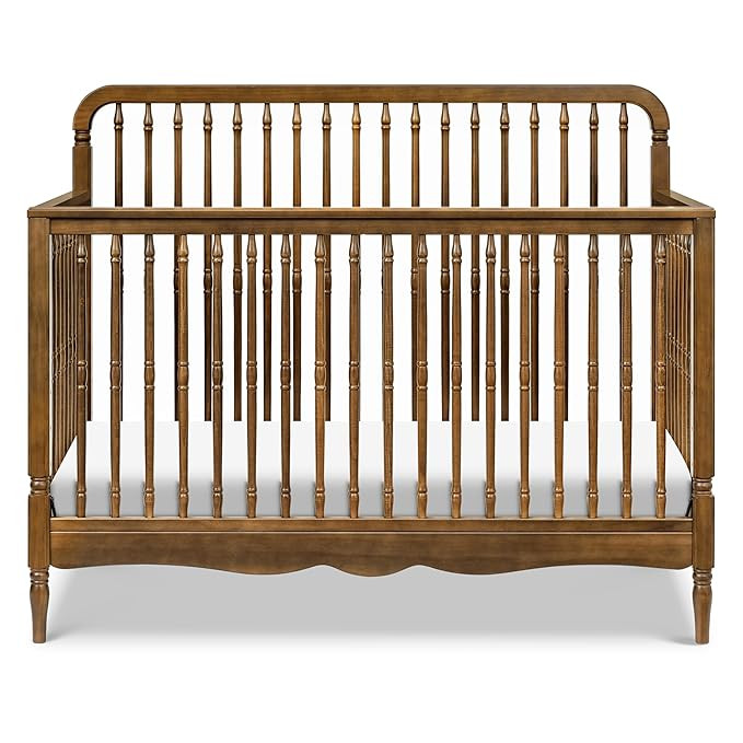 Liberty 4-in-1 Convertible Spindle Crib, Converts from Full-Size Crib to a Toddler Bed, Daybed, a... | Amazon (US)