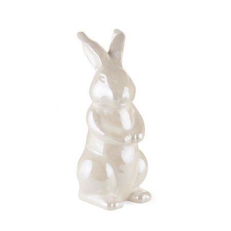 Way To Celebrate Easter Ceramic Bunny Decor, Standing | Walmart (US)