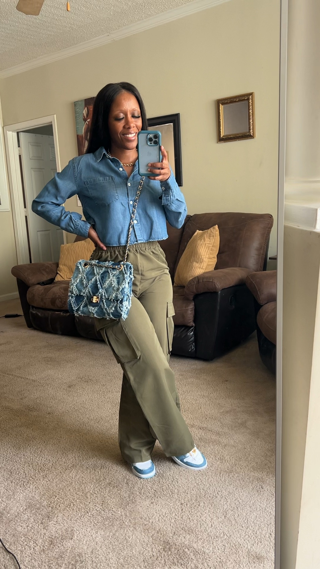 Jordan 1 “Denim” Fall Outfit Idea
Shirt: size small
Pants: size small

#LTKshoecrush #LTKstyletip #LTKSeasonal