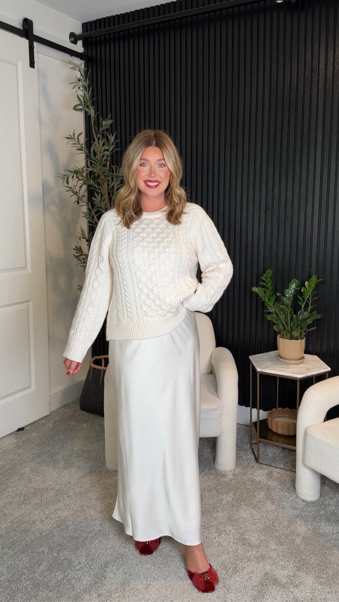 What I’d wear to Christmas Eve candlelight service. Modest and comfortable. Wearing a medium in both pieces. The skirt runs a little big. Abercrombie is currently on sale + code AFTIA stacks for an extra 15% off 

#LTKSaleAlert #LTKHoliday #LTKCyberWeek