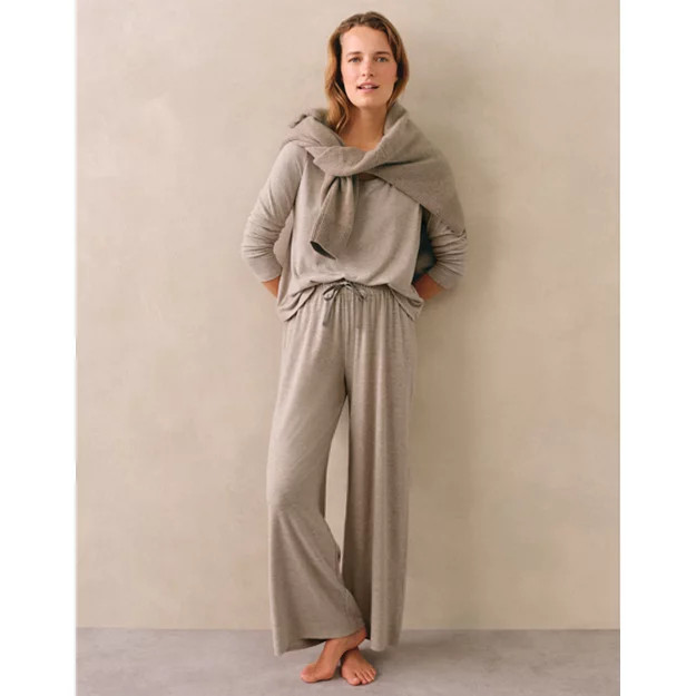 Fine Rib Lounge Pyjama Set | The White Company UK & ROW