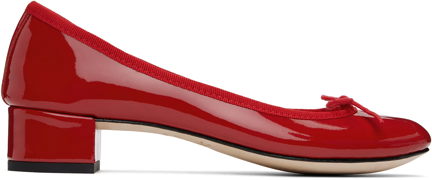 Red Camille Ballet Heels | SSENSE