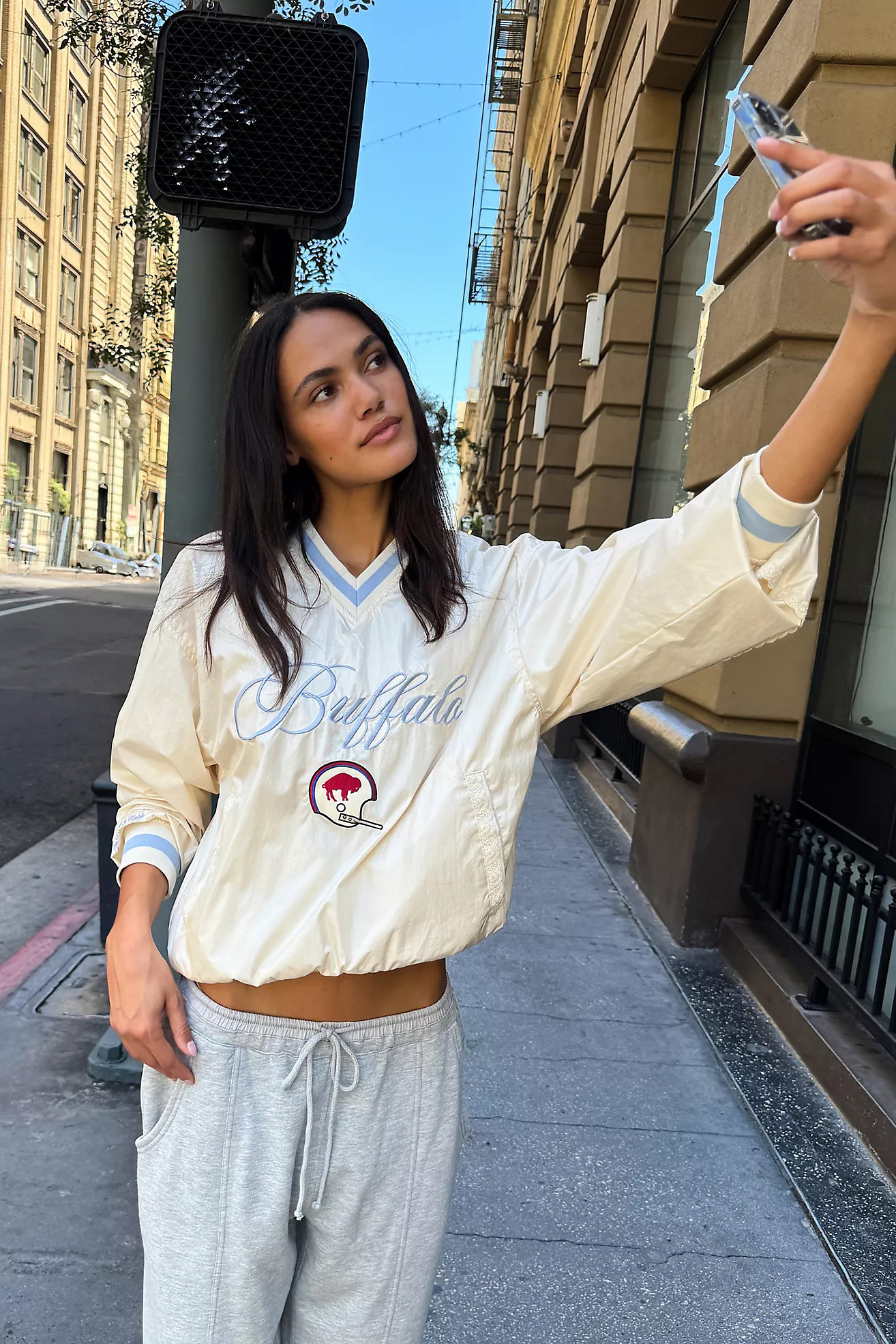Mitchell & Ness NFL Popover Jacket | Anthropologie (US)