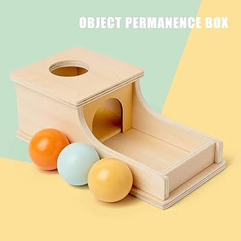 Busy edition Montessori Toys for Babies 6-12 Months Object Permanence Box Wooden Ball Drop Toy Pl... | Amazon (US)