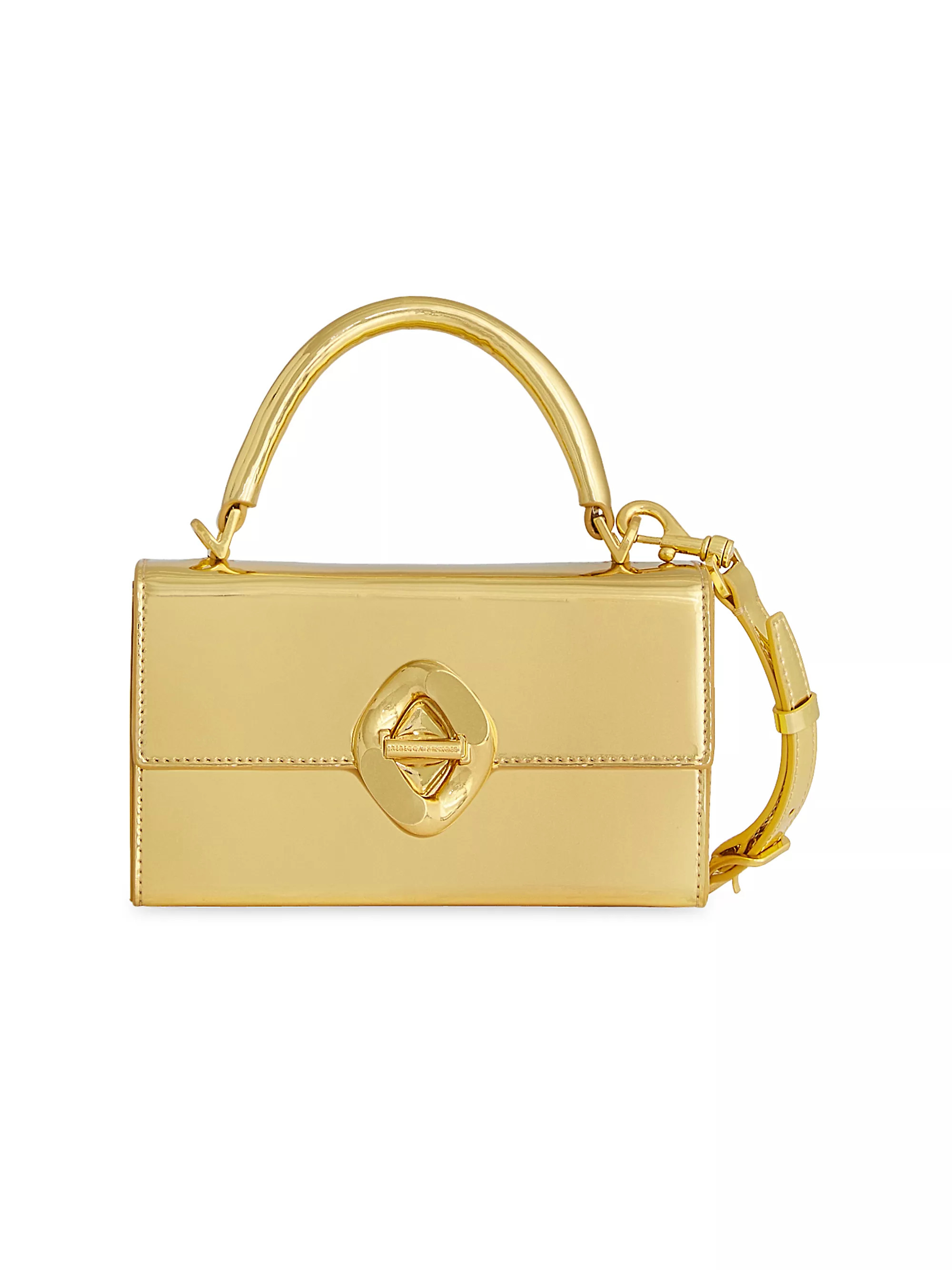 G Mini Faux-Leather Top-Handle Crossbody Bag | Saks Fifth Avenue