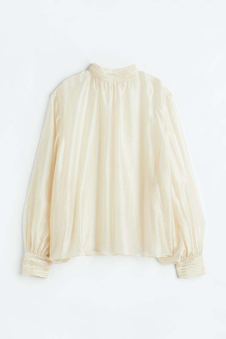 H & M - Voluminous Blouse - White | H&M (US + CA)