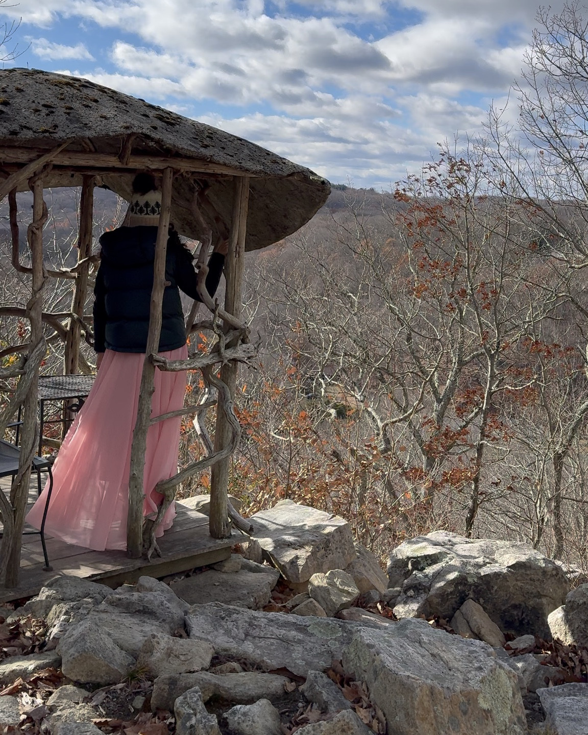 What I wore hiking today! It’s Wicked week so I combined pink and green. My Dudley Stevens fleece, Lululemon vest and pink maxi skirt kept me comfortable (with leggings underneath too) 💗

#LTKSeasonal #LTKOver40 #LTKPetite