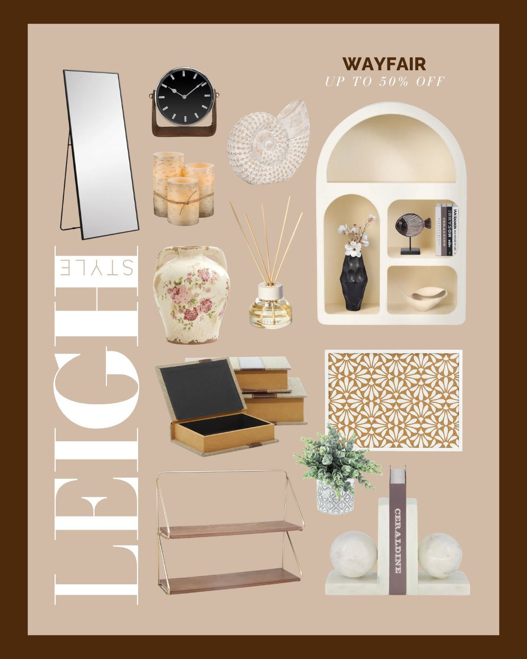 Elevate your space with chic home accents from the Wayfair sale. Save up to 50% off on stylish decor pieces perfect for any room.

#WayfairFinds #HomeDecor #InteriorStyling #DecorDeals #LeighStyle 

 #LTKdayinmylife #LTKHome #LTKSaleAlert